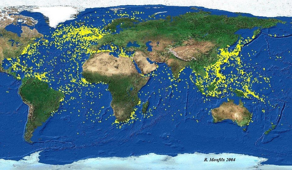 Map of the Day: Every Shipwreck from World War II - The Sounding Line