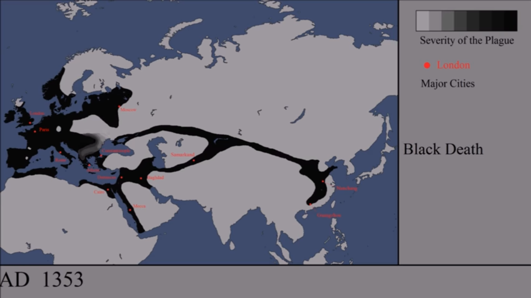 Map of the Day: Every Major Plague Epidemic in History - The Sounding Line