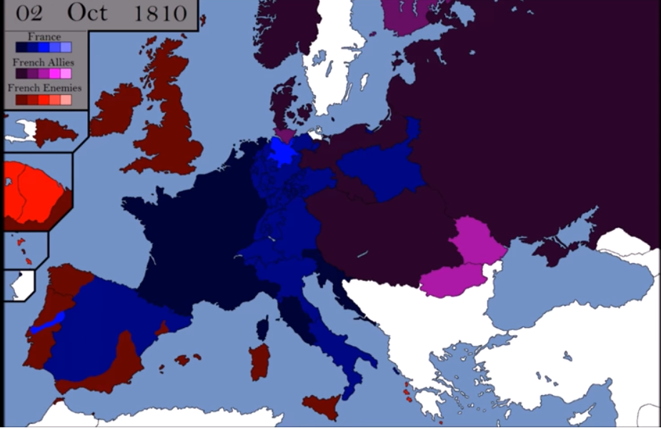 Napoleonic Wars World Map