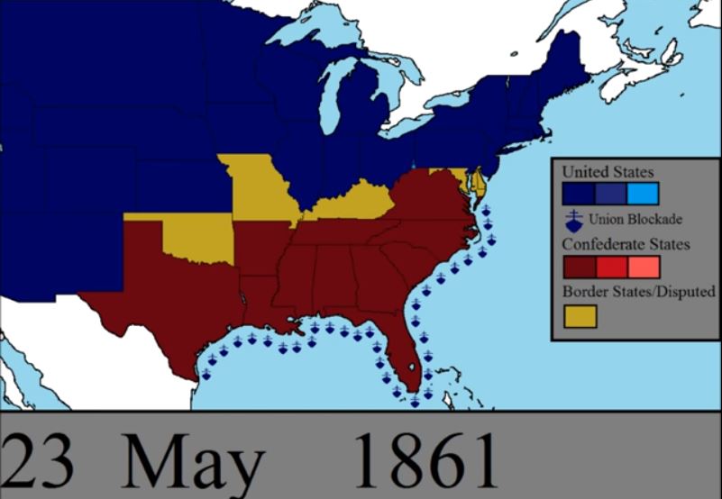 Map of the Day: Every Day of the American Civil War - The Sounding Line