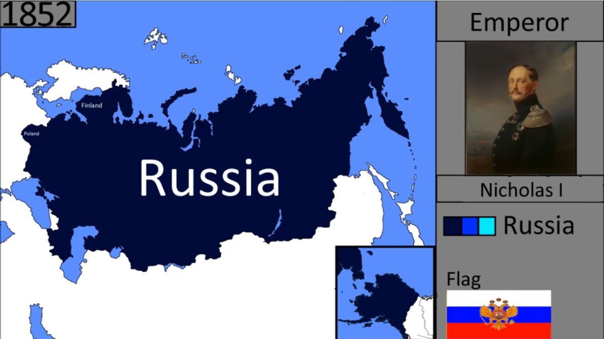 Communist bloc thinglink Map of the Day: Every Ruler of Russia and Its Borders Since 880 AD