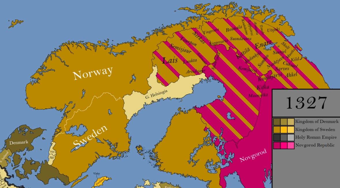 Map Of The Day Every Year In The History Of Scandinavia The Sounding   Viking 