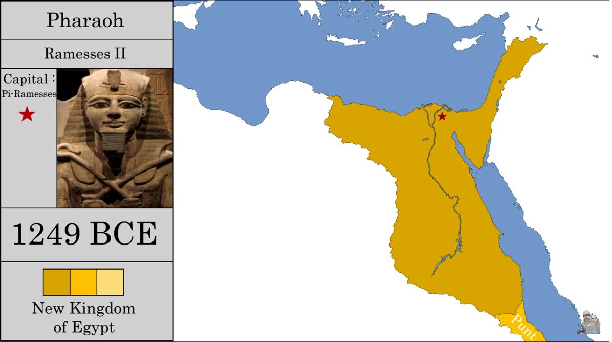 Map of the Day Every Year and Ruler in the History of Egypt The