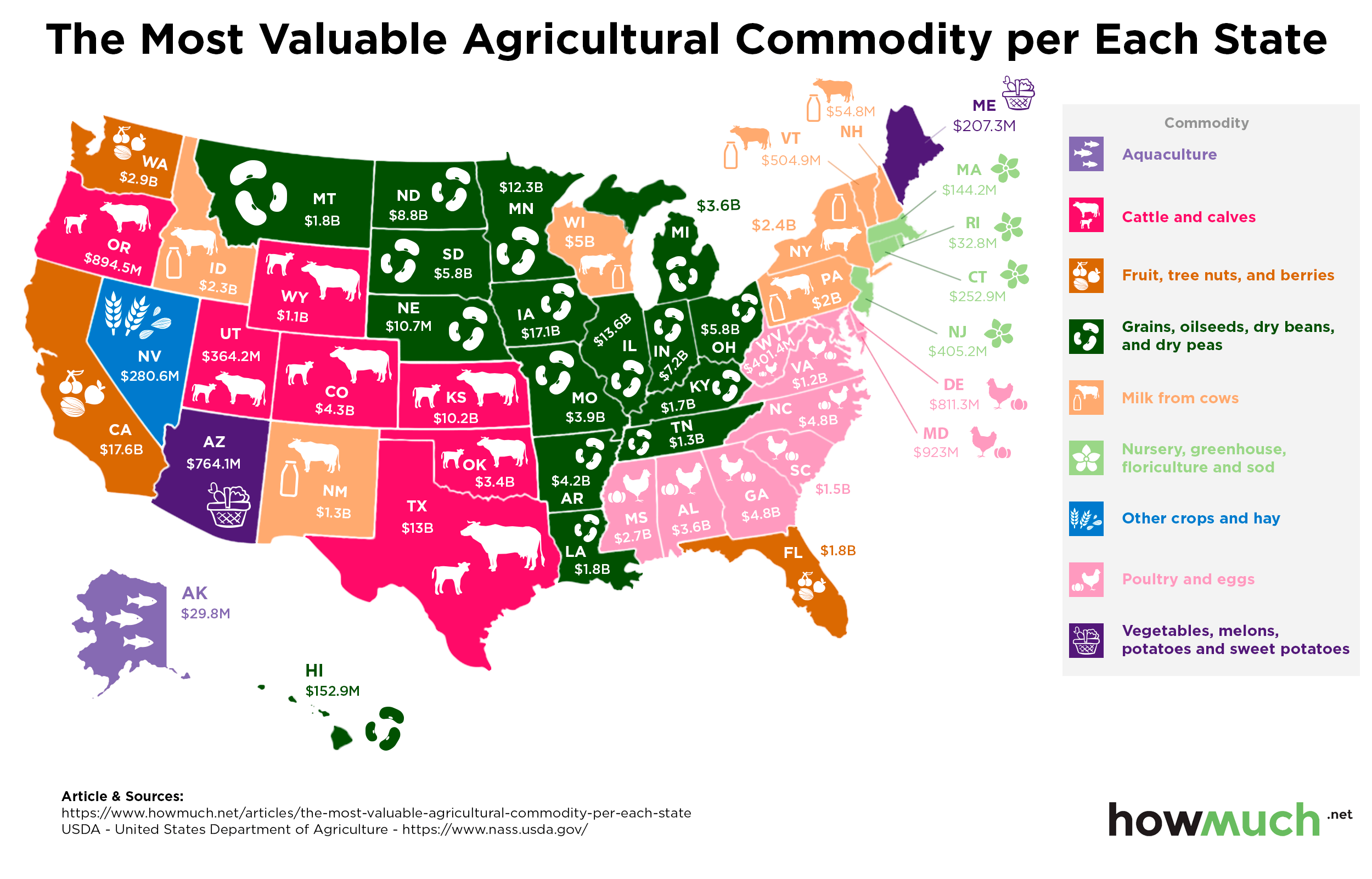 The Most Popular  Item In Every State