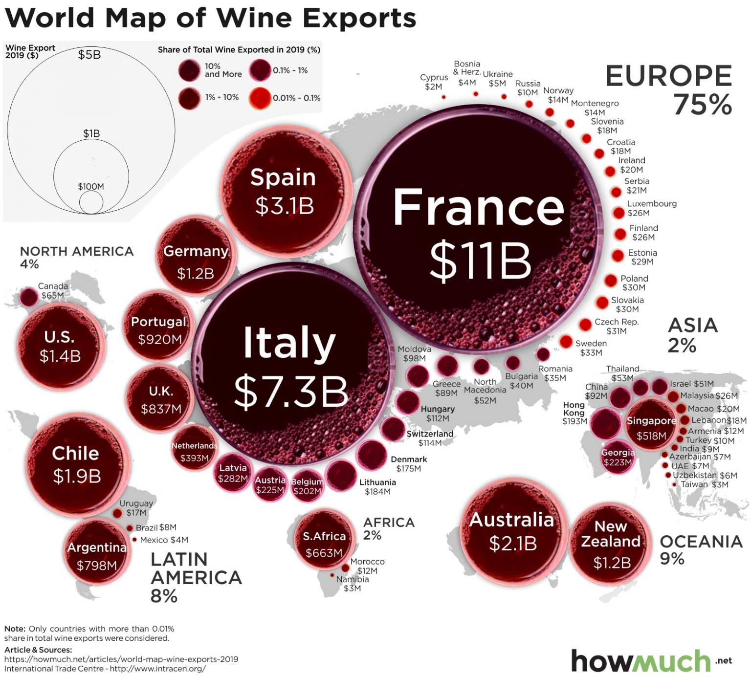 Map The World Of Wine Exports The Sounding Line 4751
