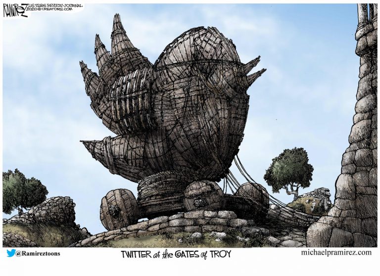Image: Twitter at the Gates of Troy - The Sounding Line