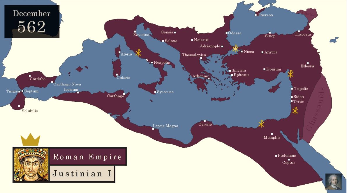 Map Every Year In The History Of The Byzantine Empire The Sounding Line