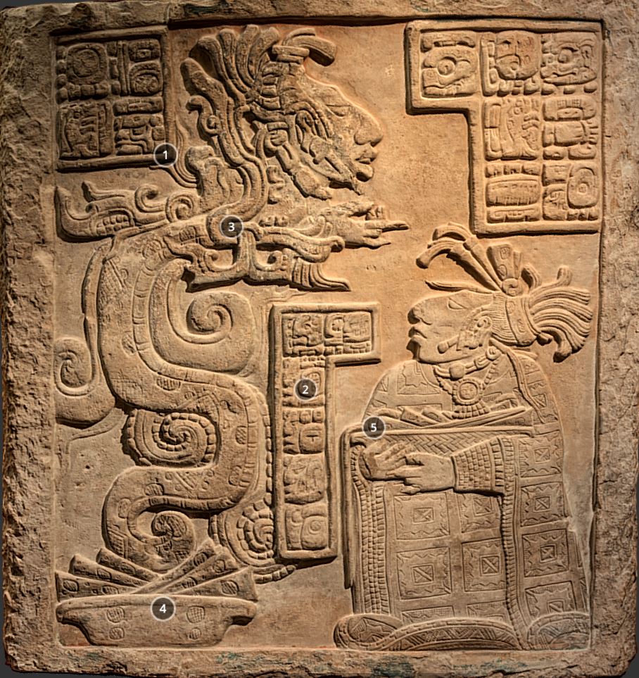 Mayan Frieze In 3D Lintel 15 The Sounding Line