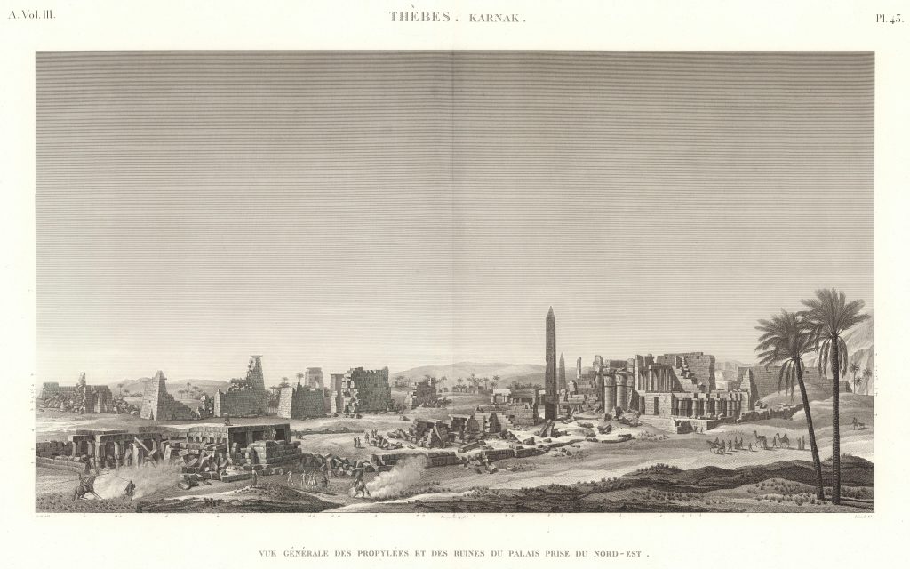 Thebes, Egypt - 1821 - The Sounding Line