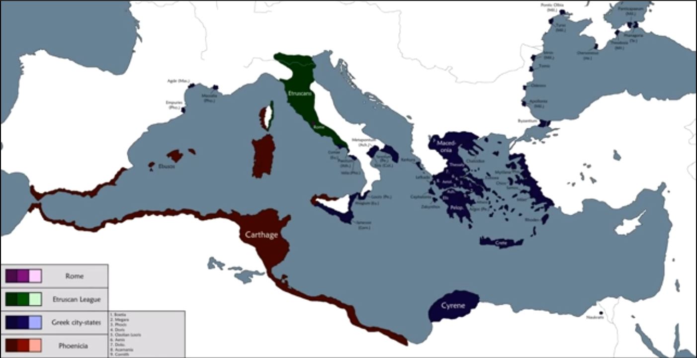Map: The Struggle for the Mediterranean - The Sounding Line
