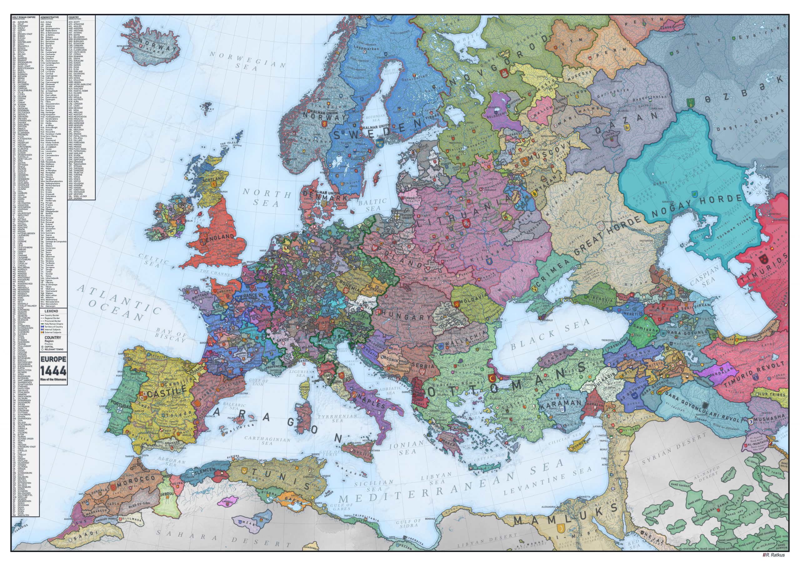 0 ad europe map