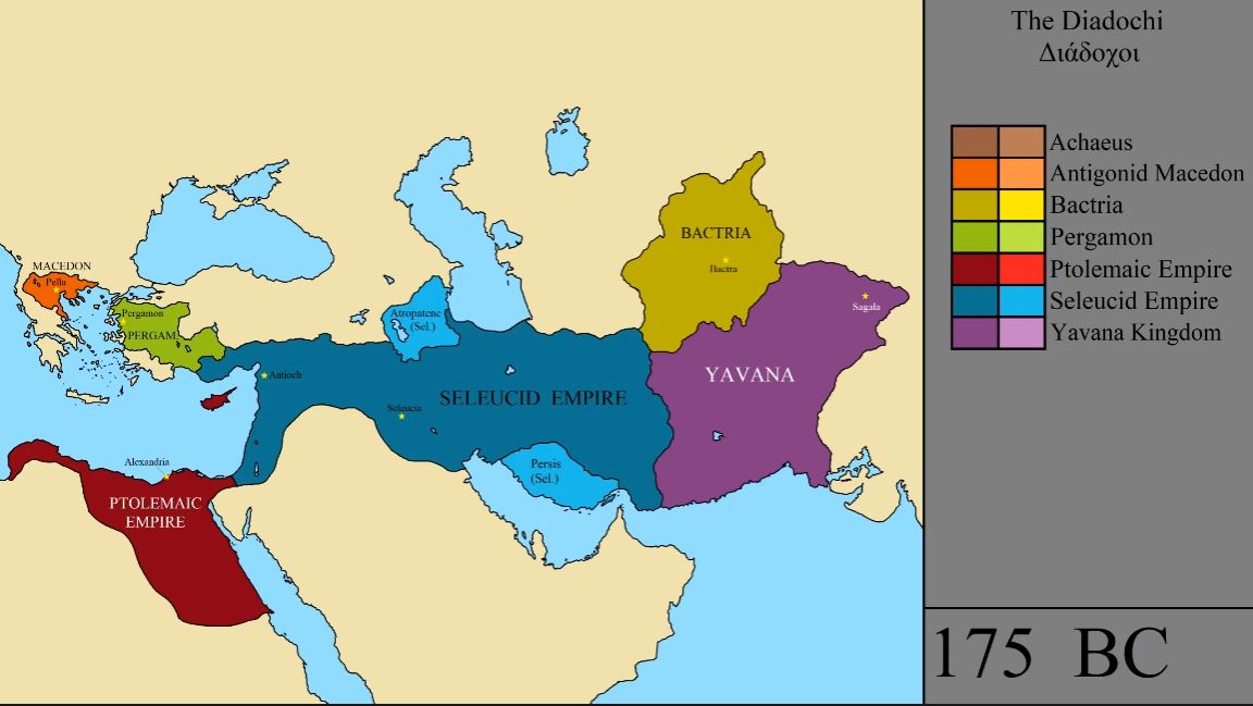 Map: The History of the Diadochi - The Sounding Line